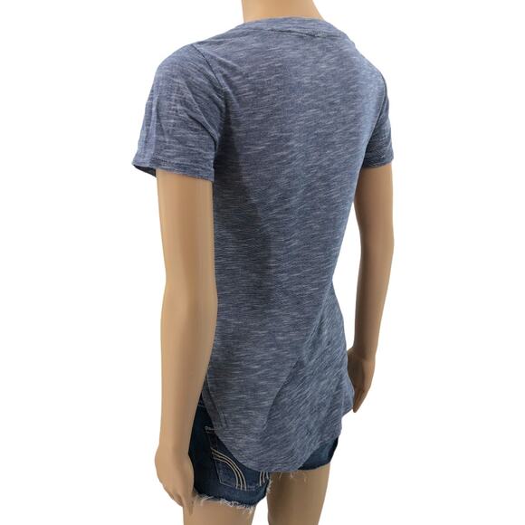 Disney Boutique XS Blue Space Dye Mickey Mouse Churros & Ice Cream Tee Shirt - Picture 4 of 9